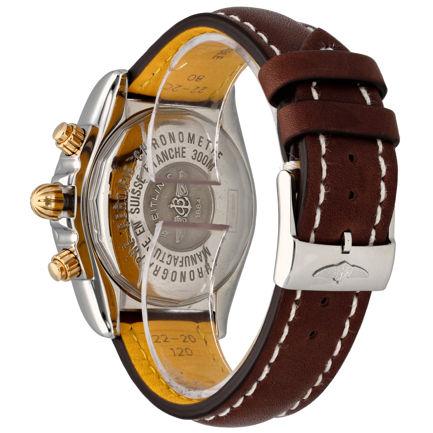 Breitling b13356 leather strap best sale