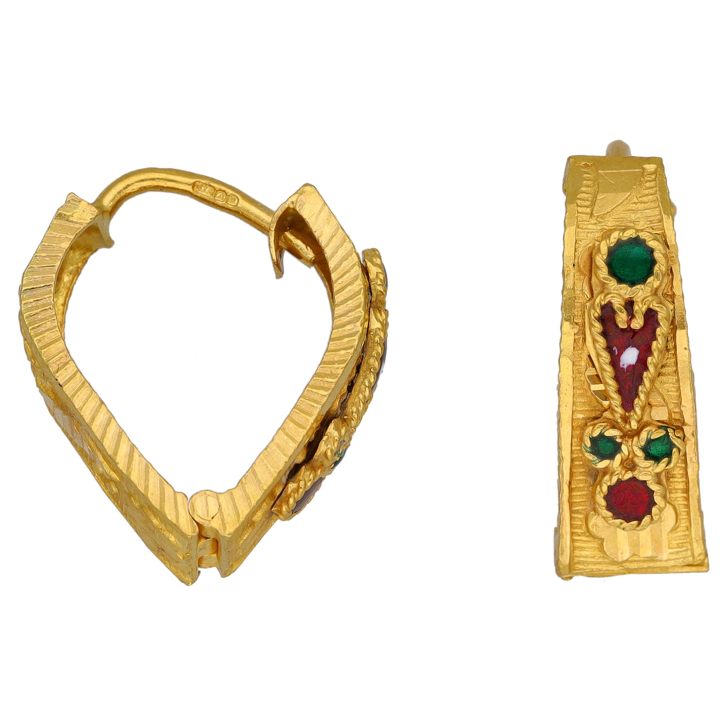 22ct Gold Alternative Earrings