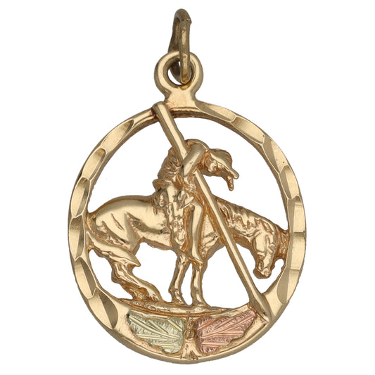 9ct Gold Jouster Pendant