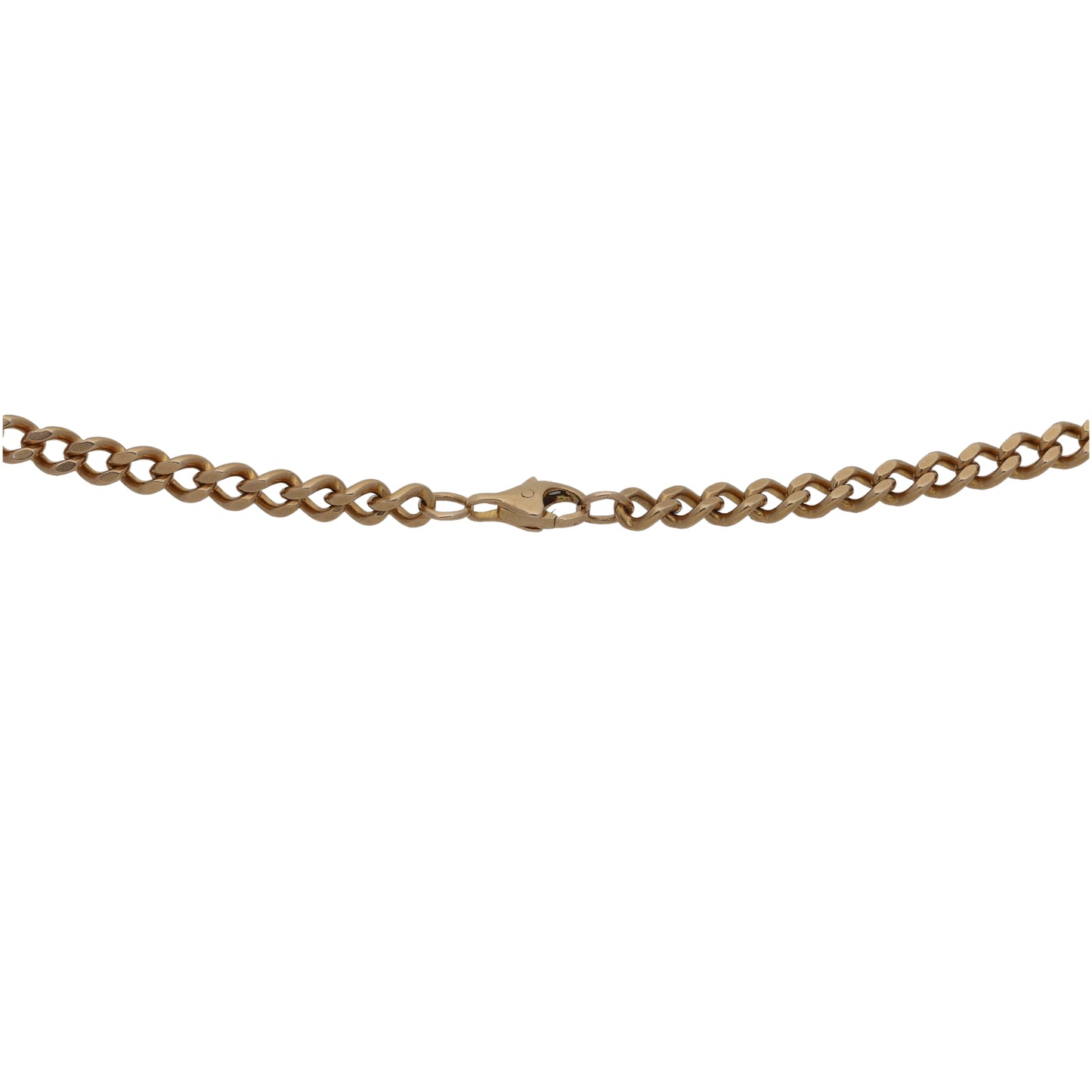 9ct Gold Curb Chain 22"
