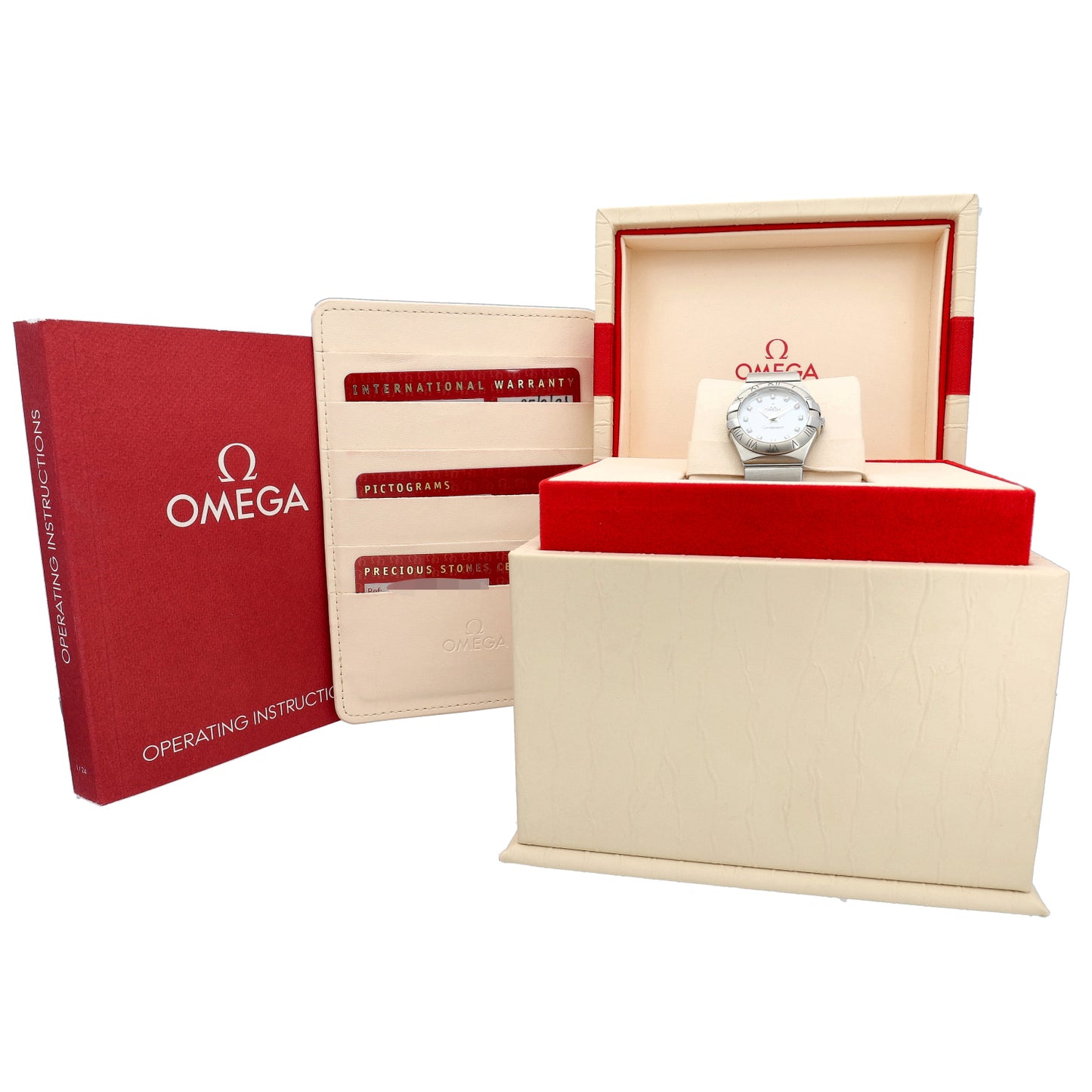 Omega Constellation 123.10.24.60.55.001 24mm Stainless Steel Watch