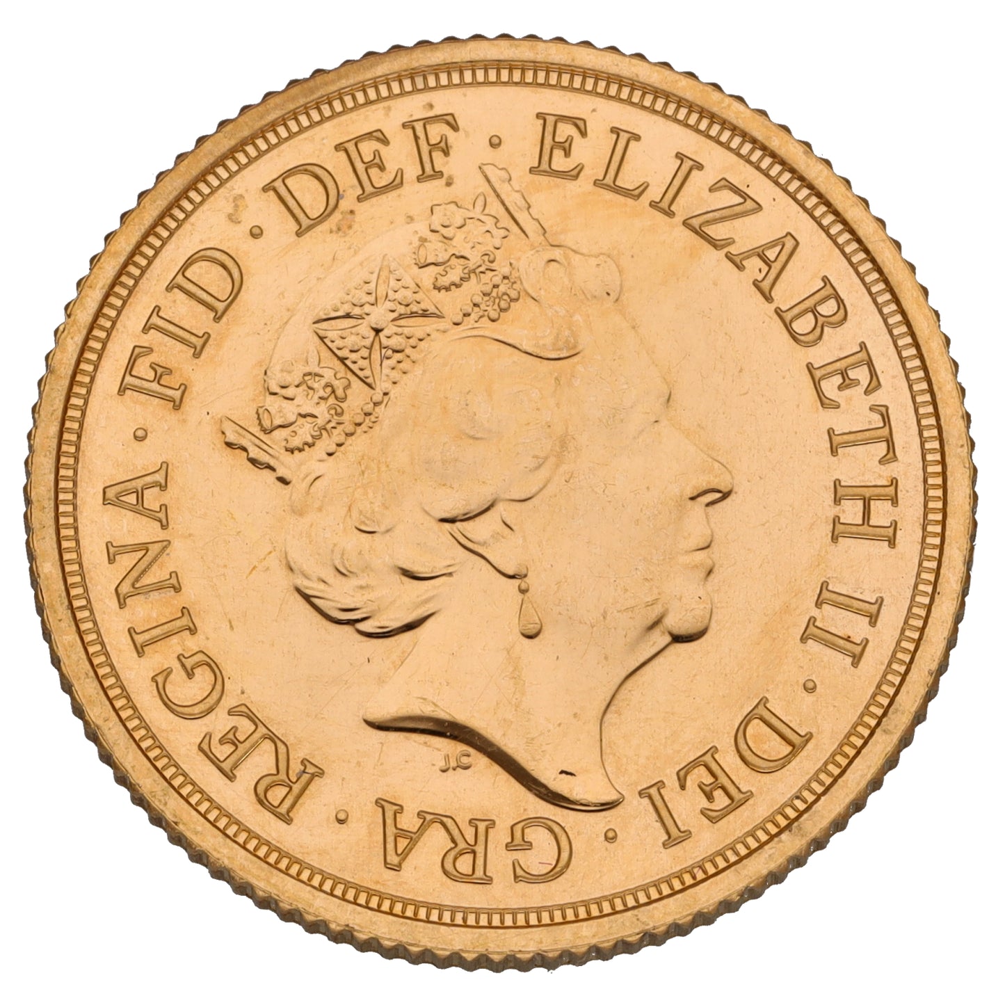 22ct Gold Queen Elizabeth II Full Sovereign Coin 2017