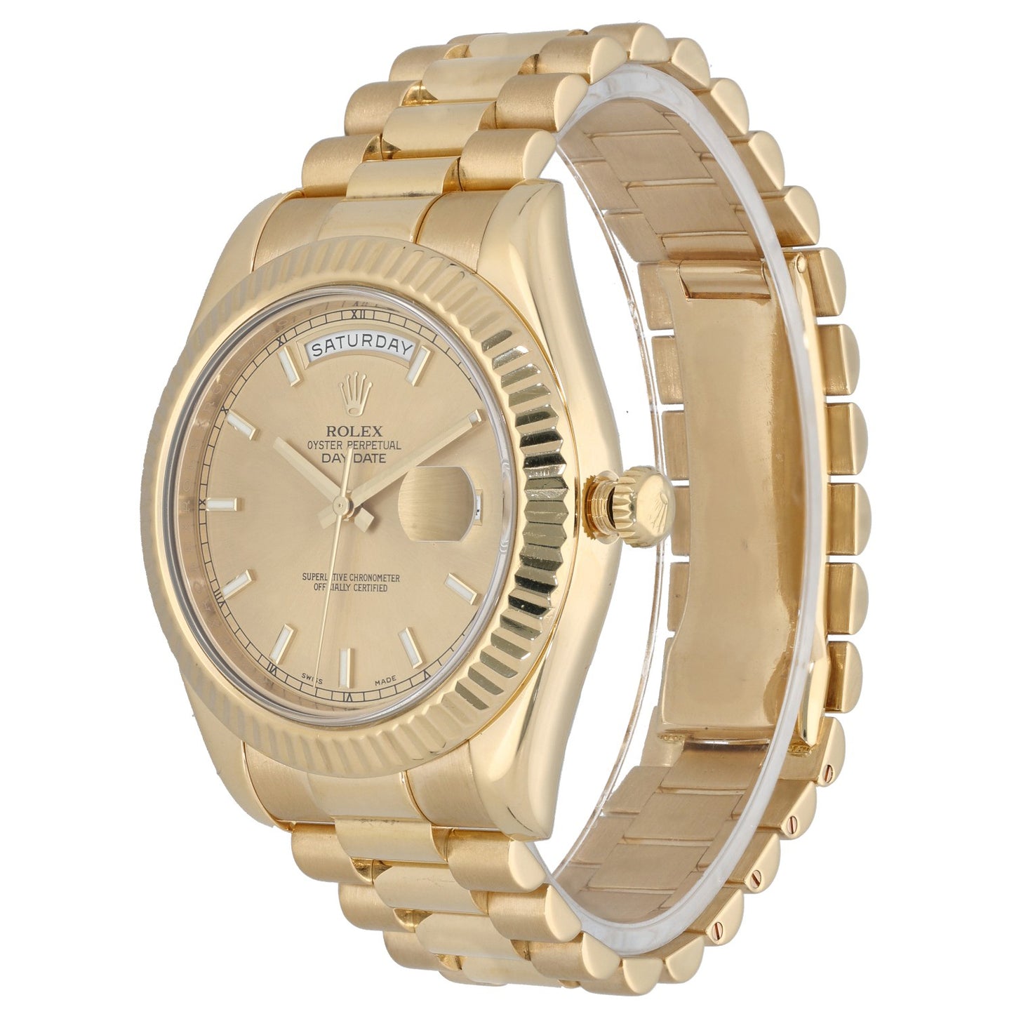 Rolex Day-Date II 218238 41mm Gold Watch