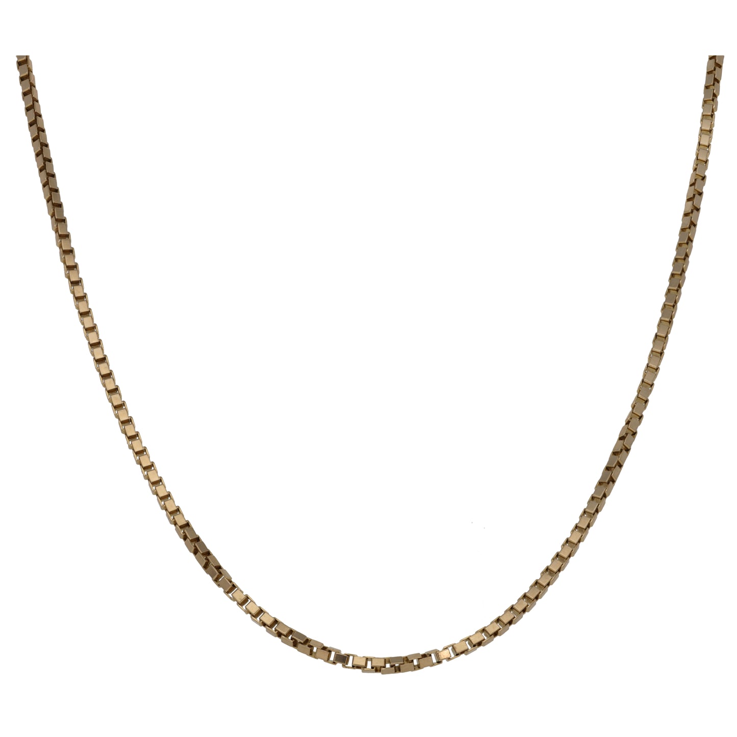 9ct Gold Box Chain 16"