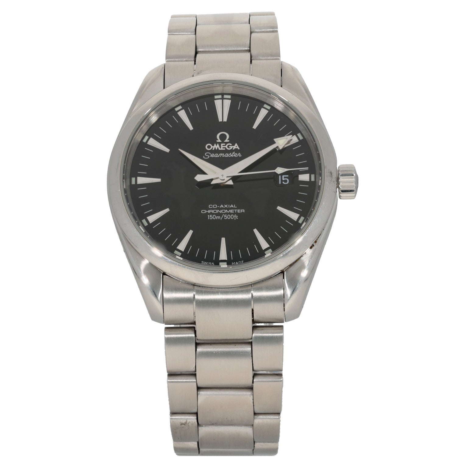 Omega Seamaster Aqua Terra 2503.50.00, black dial, stainless steel case