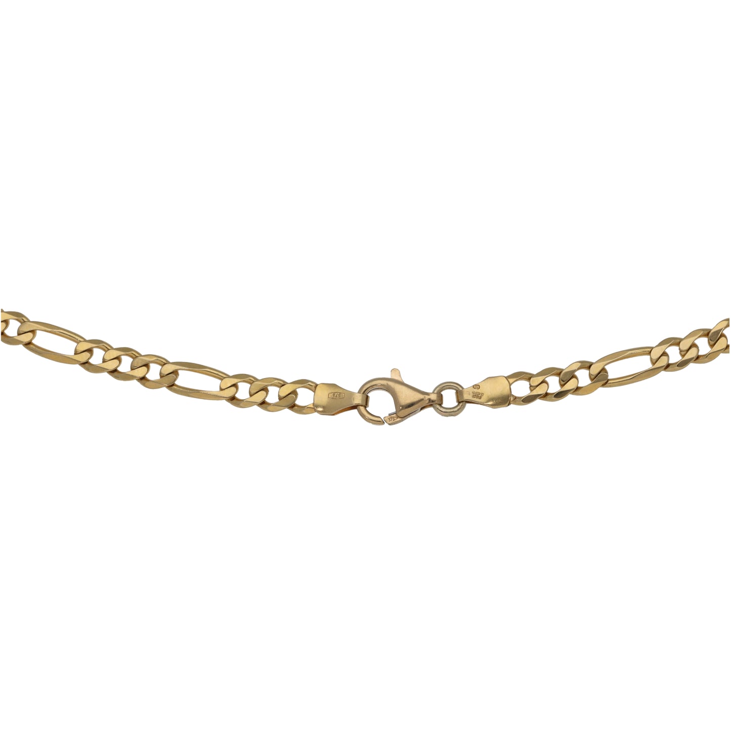 9ct Gold Figaro Chain 16"