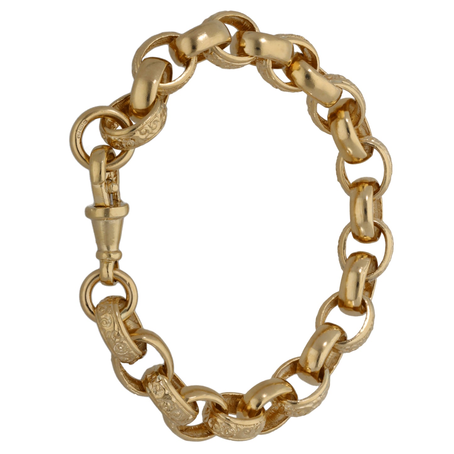 9ct Gold Belcher Bracelet