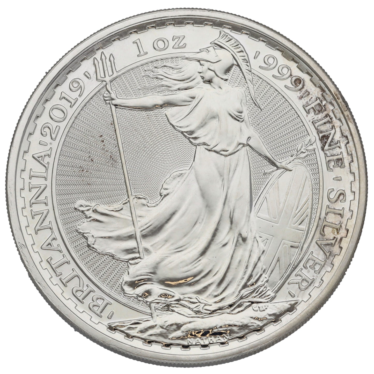 Fine Silver Queen Elizabeth II 1 OZ Britannia Coin 2019