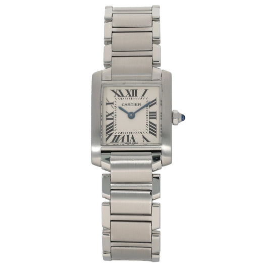 Cartier Tank Francaise 2384 20mm Stainless Steel Watch