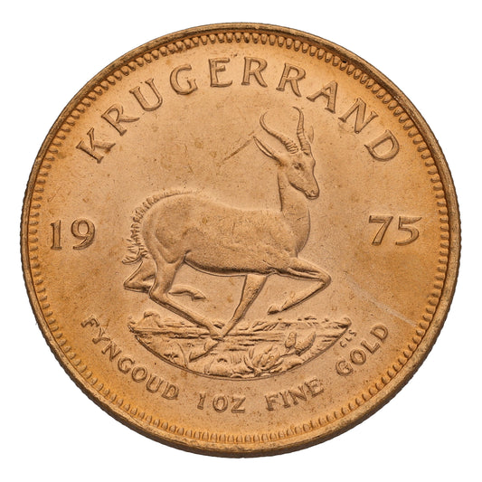 22ct Gold 1 OZ Krugerrand Coin 1975