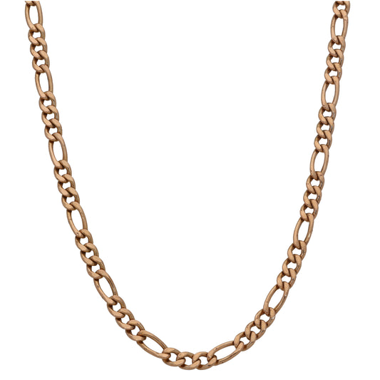 9ct Gold Figaro Chain 18"