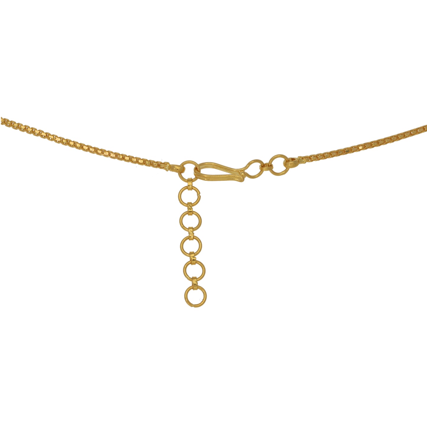 New 22ct Gold Filigree Pendant Necklace 18"