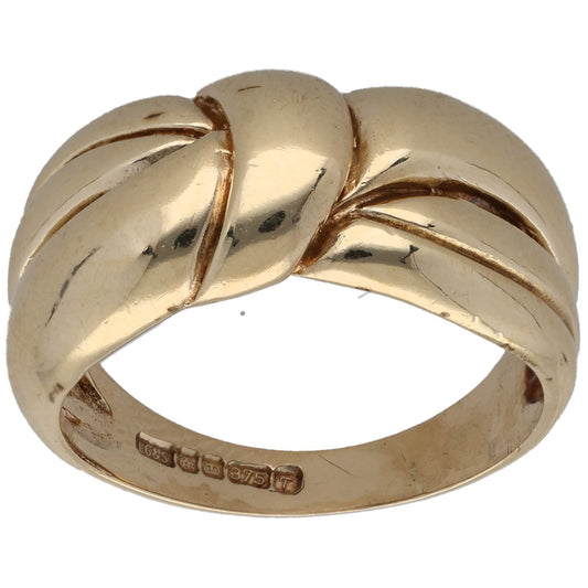 9ct Gold Alternative Ring Size O