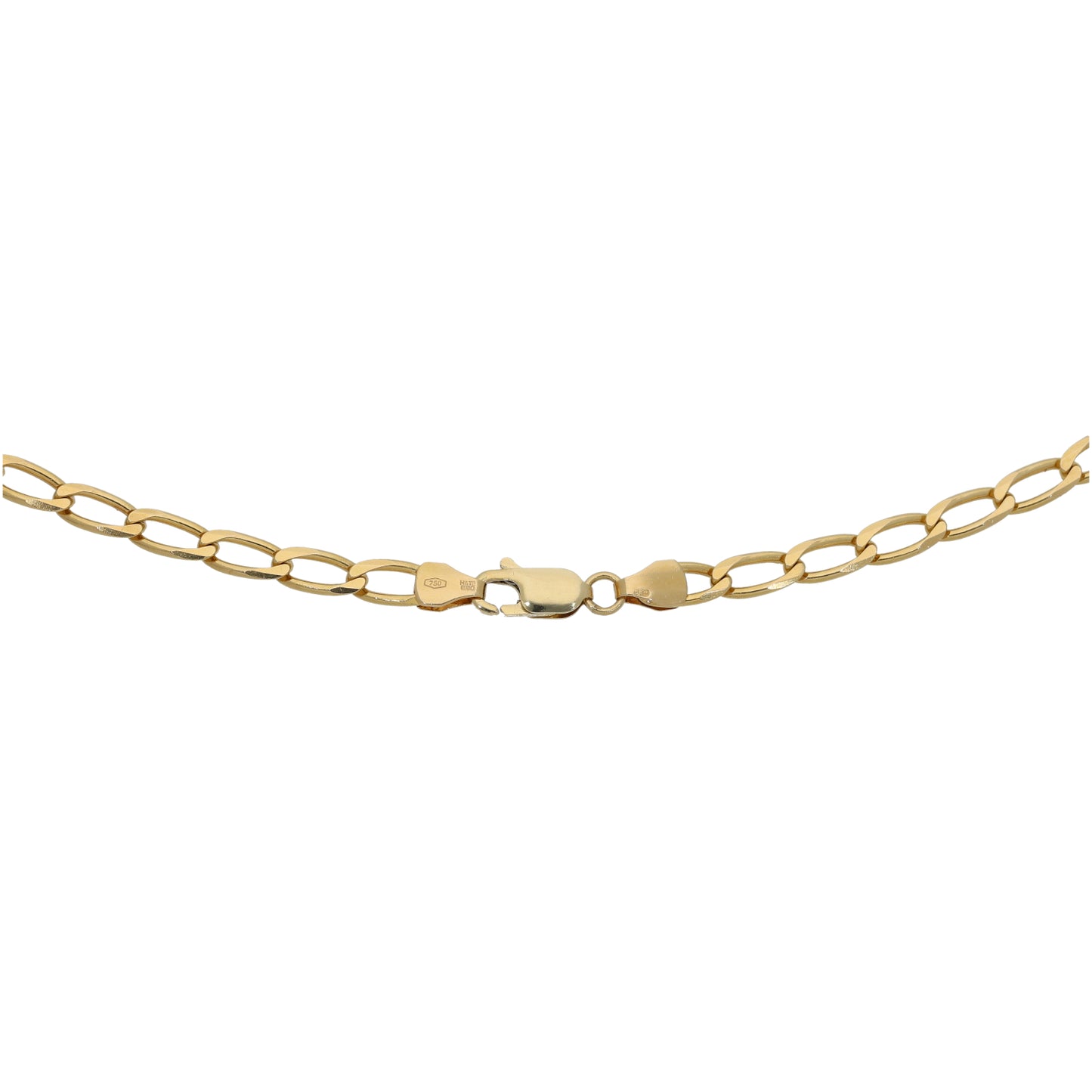 9ct Gold Curb Chain 19"