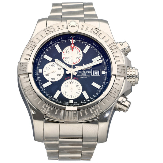 Breitling Super Avenger II A13371 48mm Stainless Steel Watch