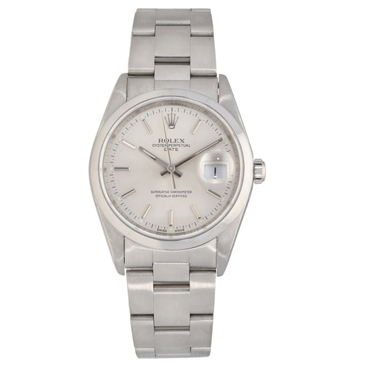 Rolex Date 15200 34mm Stainless Steel Watch