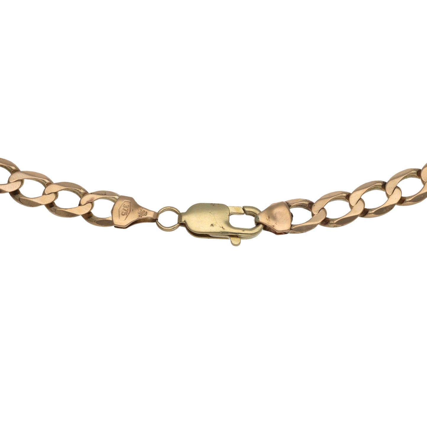 9ct Gold Curb Chain 22"