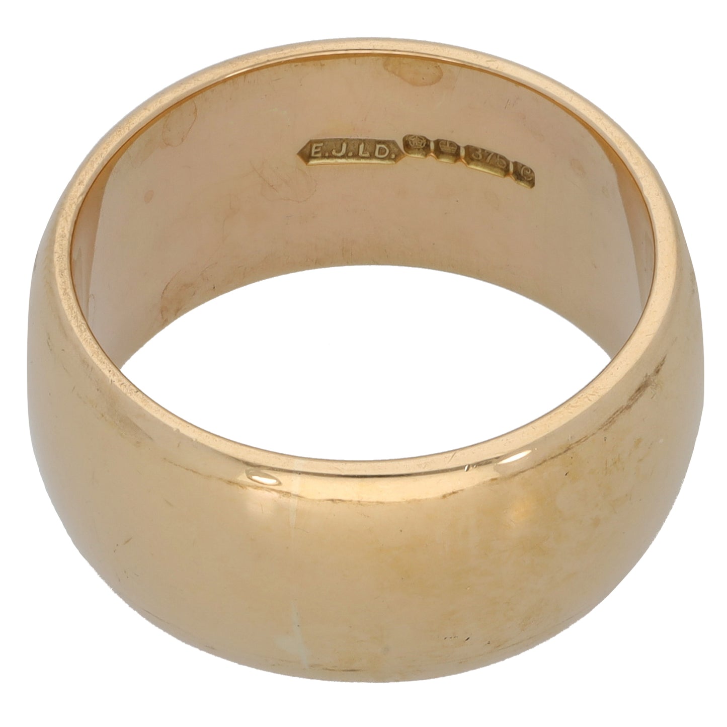 9ct Gold Plain Wedding Ring Size U