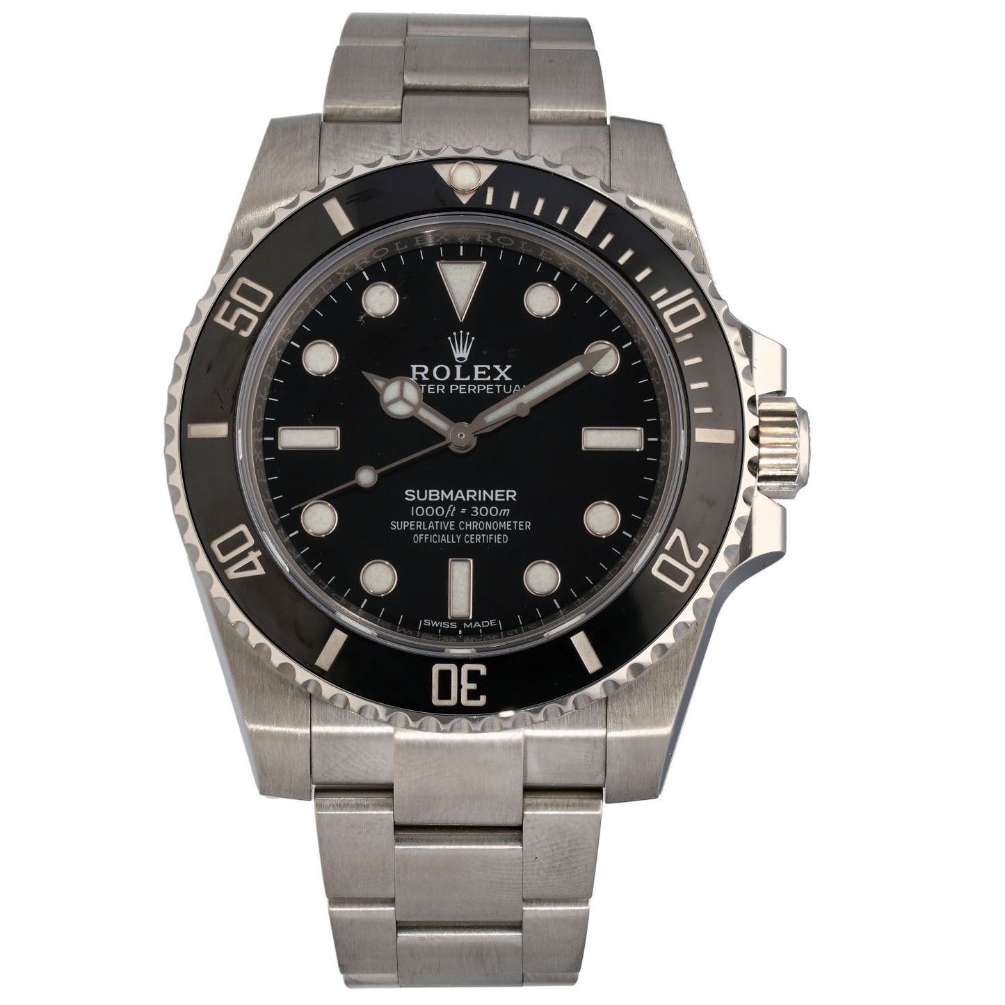 Rolex Submariner 114060 40mm Stainless Steel Watch
