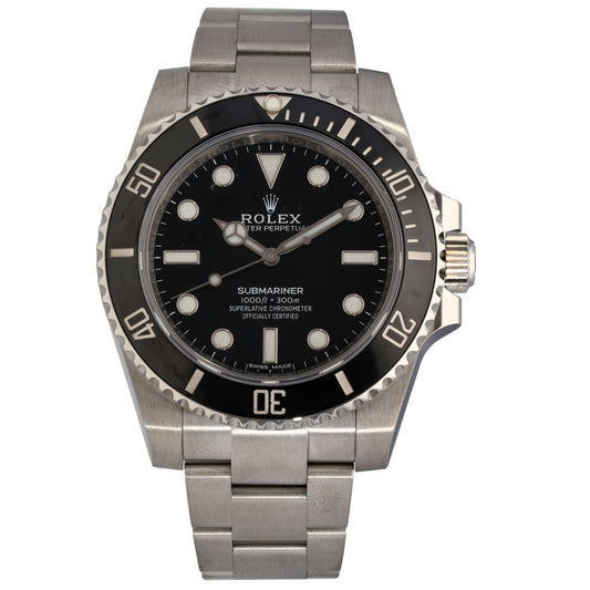Rolex Submariner 114060 40mm Stainless Steel Watch