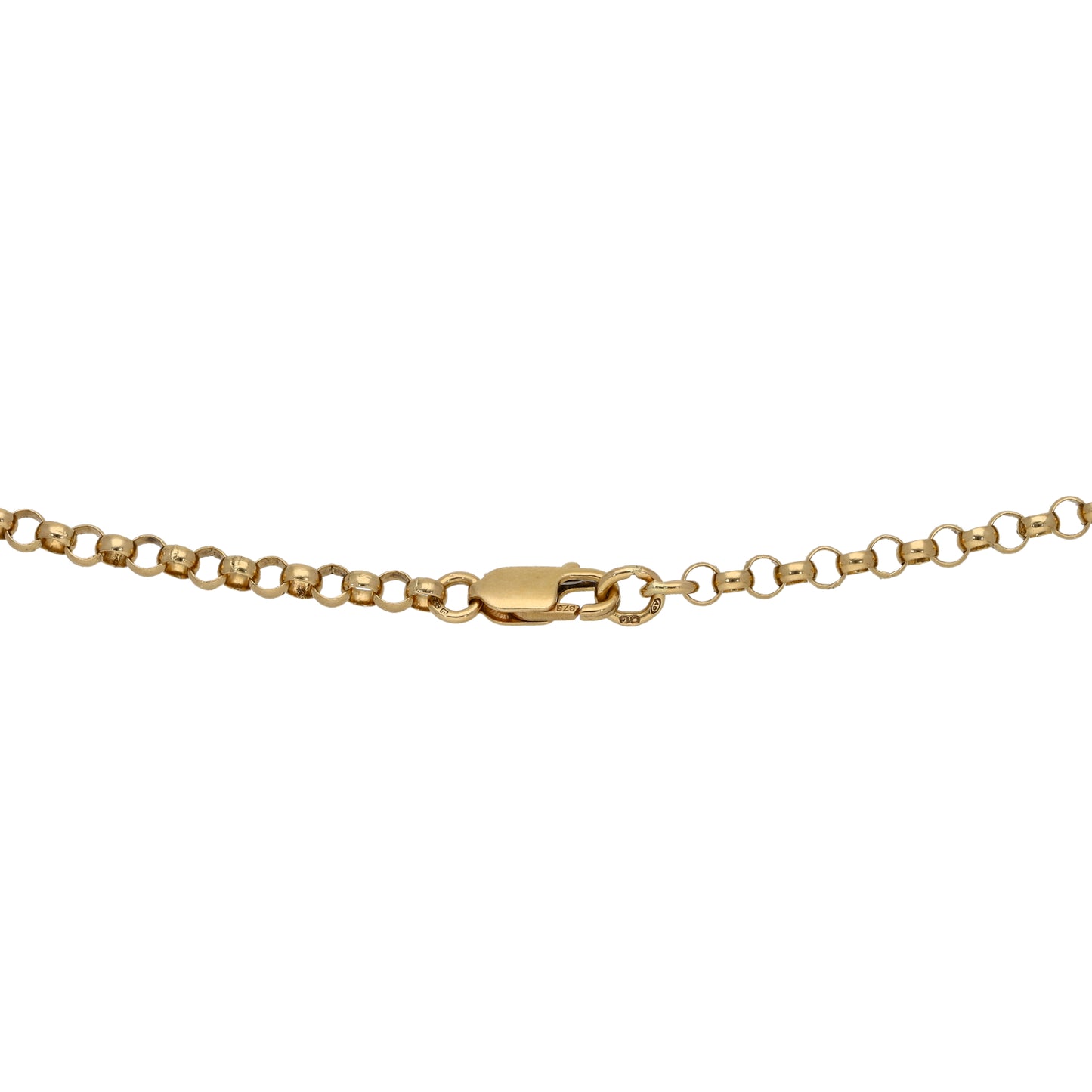 9ct Gold Belcher Chain 16"