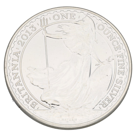 Fine Silver Queen Elizabeth II 1 OZ Britannia Coin 2013