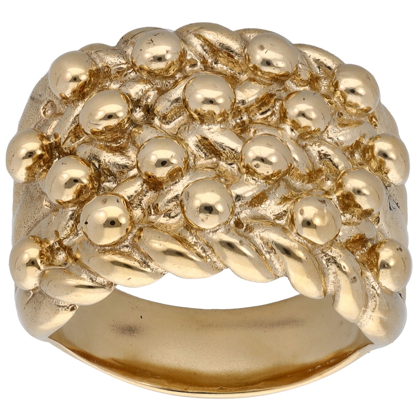 9ct Gold Keeper Ring Size V