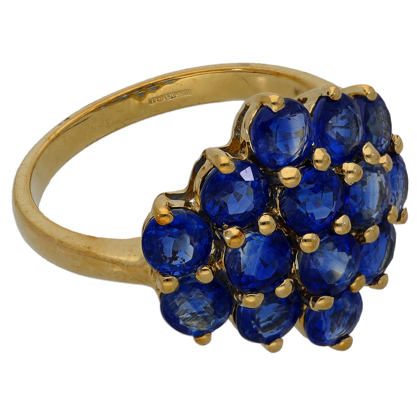 9ct Gold Kyanite Dress/Cocktail Ring Size O