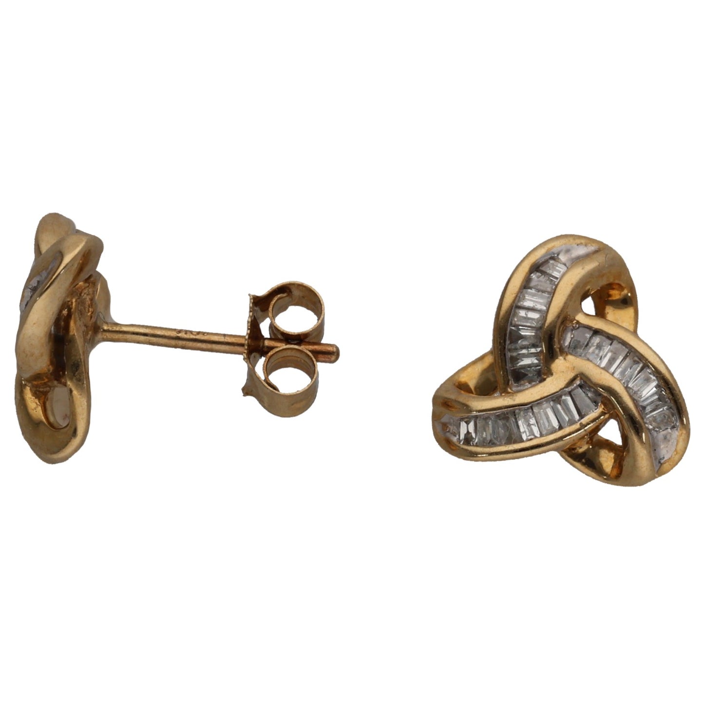 9ct Gold 0.42ct Diamond Stud Earrings