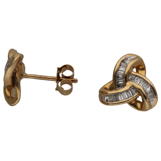 9ct Gold 0.42ct Diamond Stud Earrings