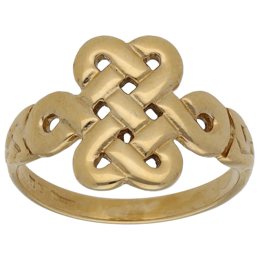 9ct Gold Alternative Ring Size R
