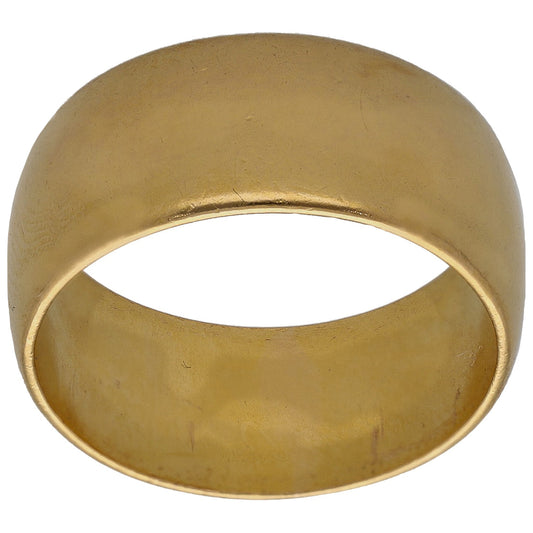 22ct Gold Plain Wedding Ring Size O