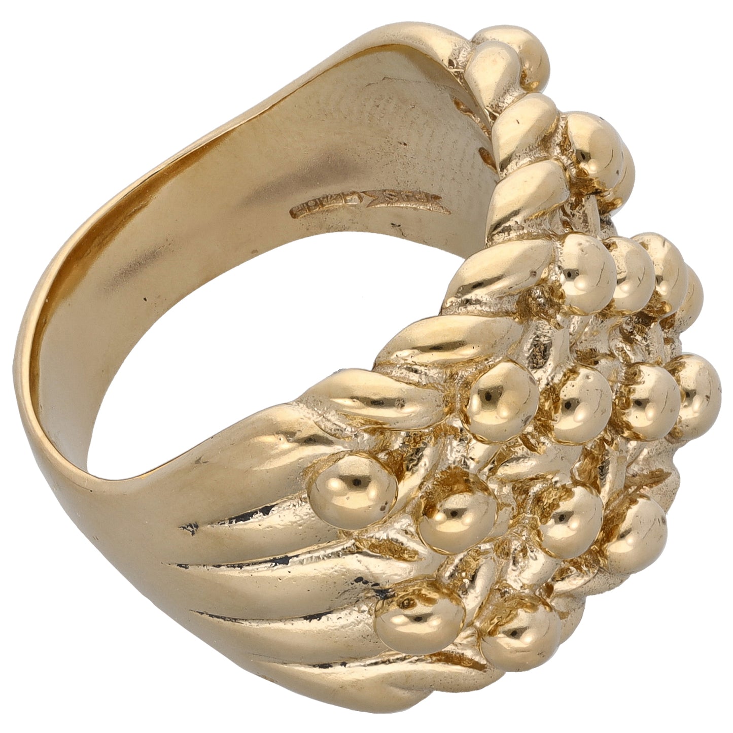 9ct Gold Keeper Ring Size V