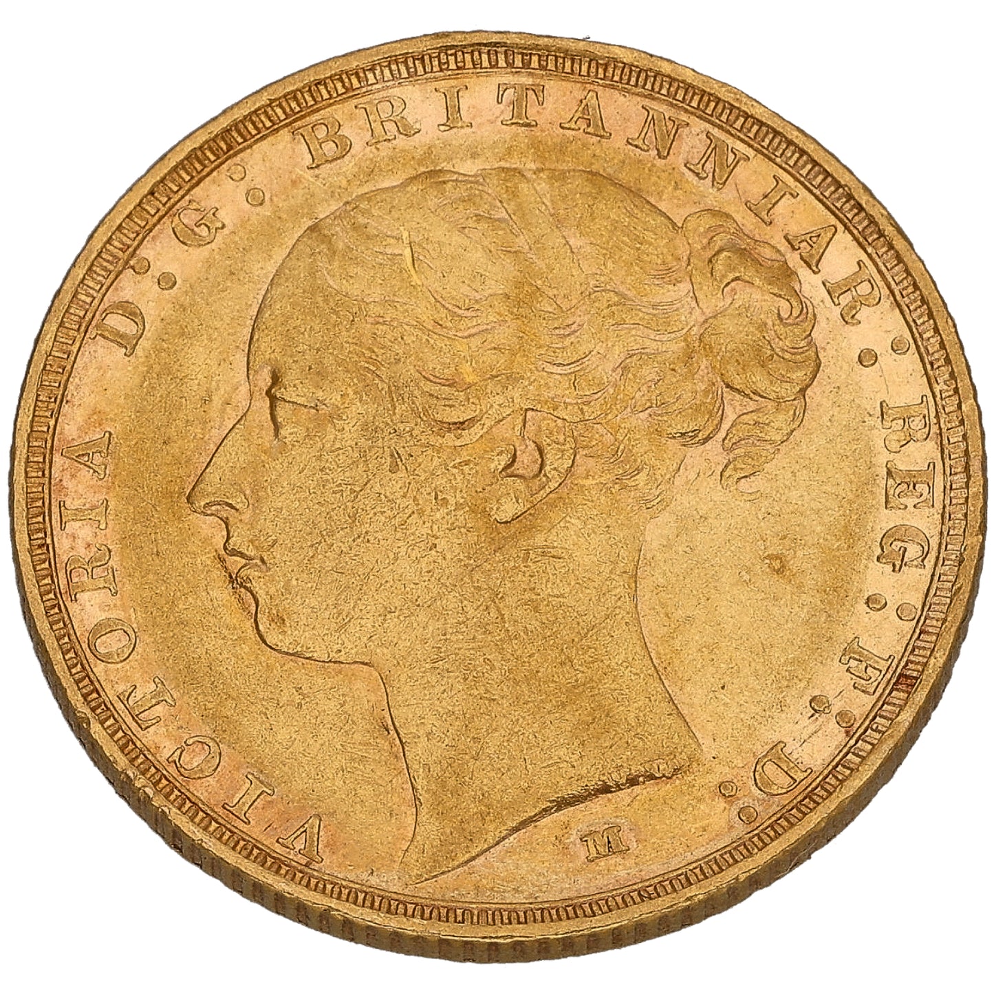 22ct Gold Queen Victoria Full Sovereign Coin 1886