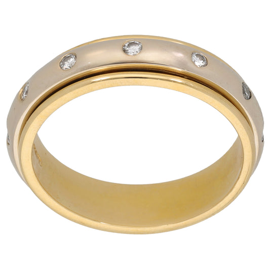 18ct Gold 0.24ct Diamond Eternity Ring Size P