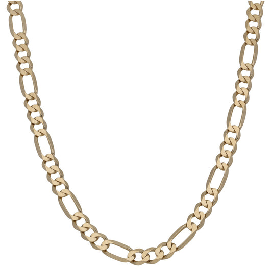 9ct Gold Figaro Chain 22"