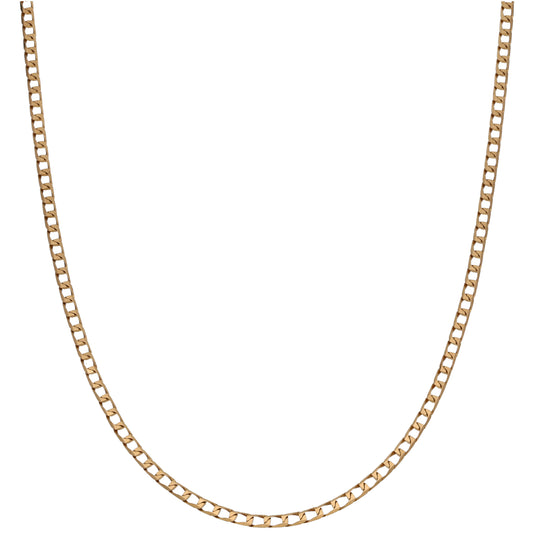 9ct Gold Curb Chain 20"