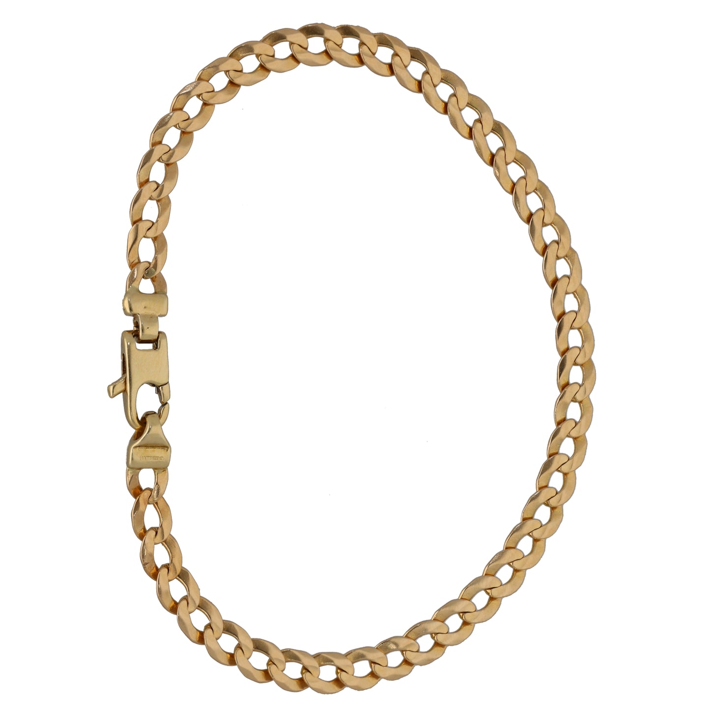 14ct Gold Curb Bracelet