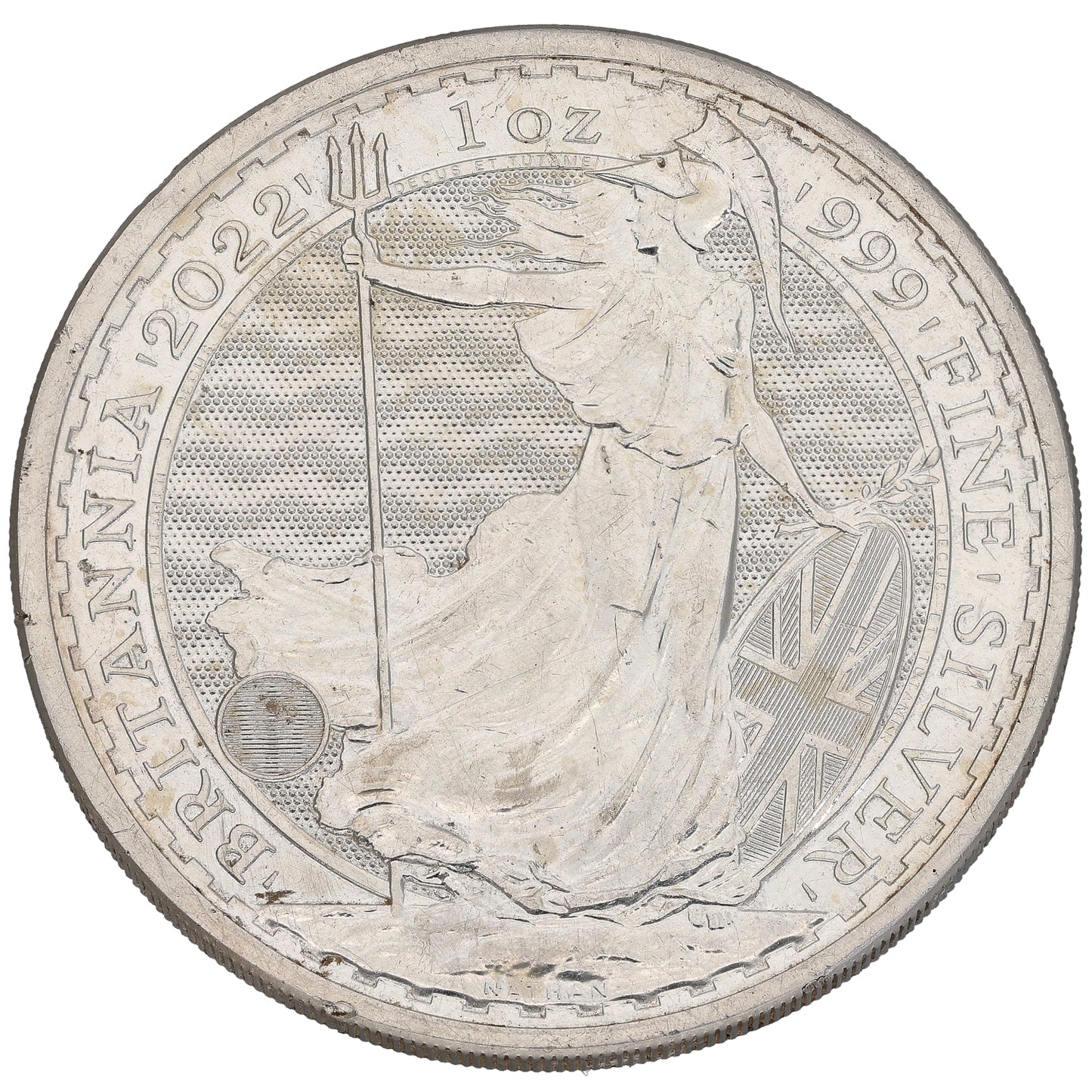 Fine Silver Queen Elizabeth II 1 OZ Britannia Coin 2022