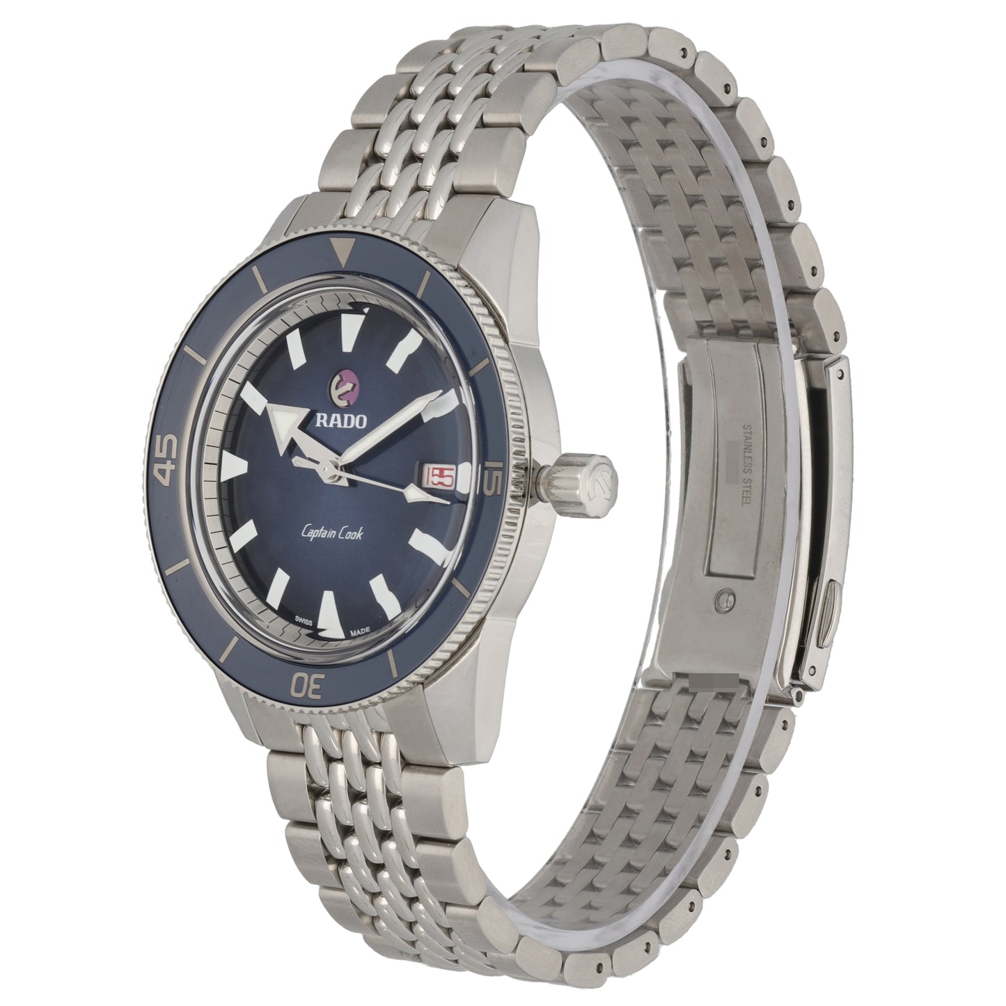 Rado Captain Cook 763.0505.3 42mm Stainless Steel Watch