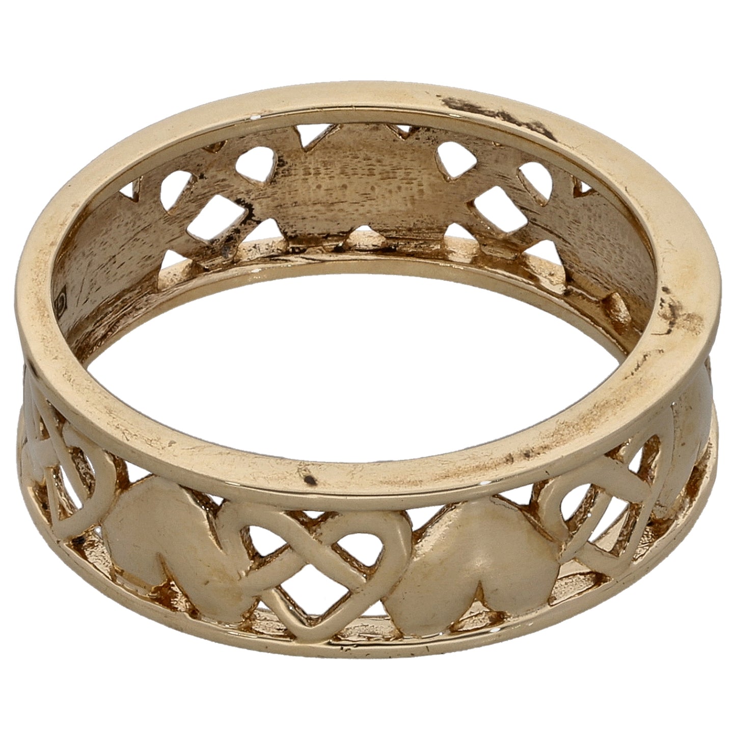 9ct Gold Alternative Ring Size M