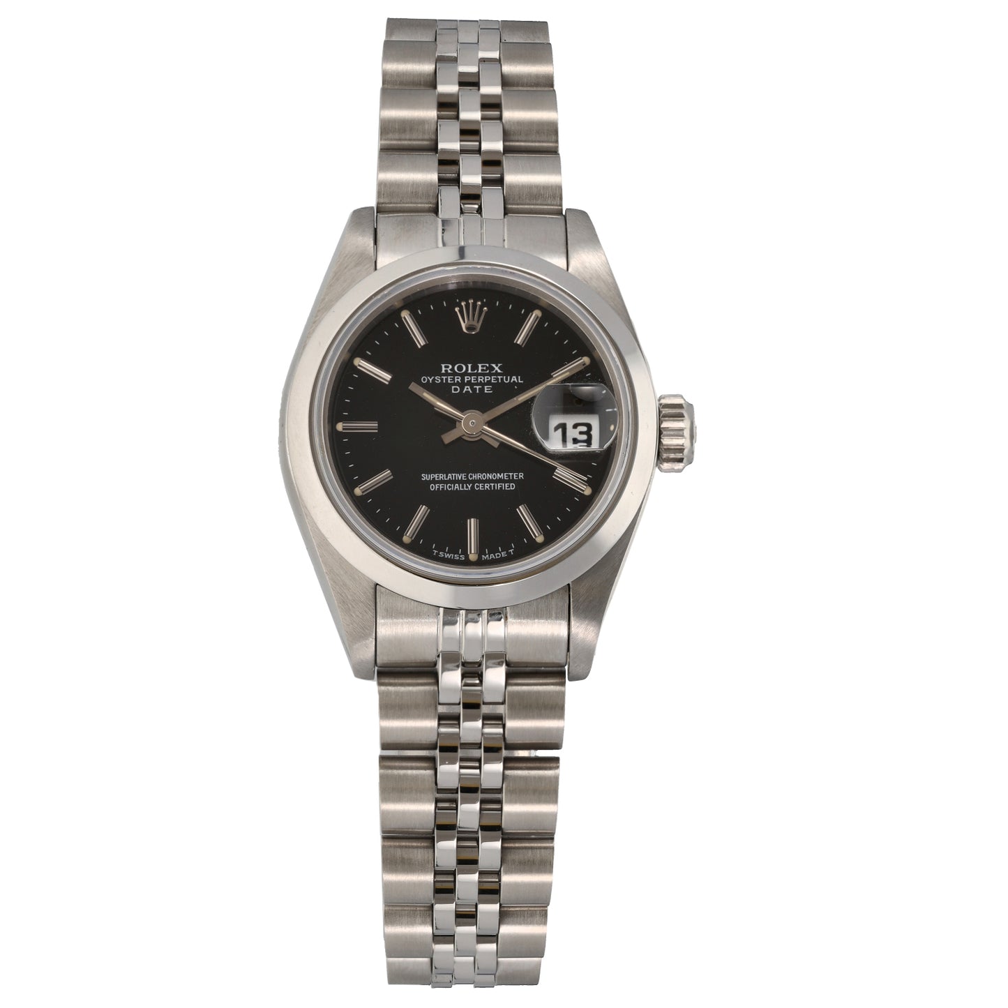 Rolex Date 69160 26mm Stainless Steel Watch