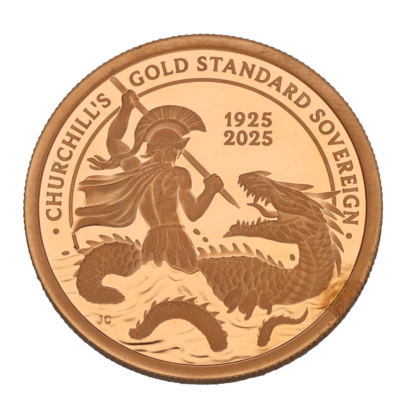 22ct Gold Churchill's Gold Standard Half Sovereign Coin 2025