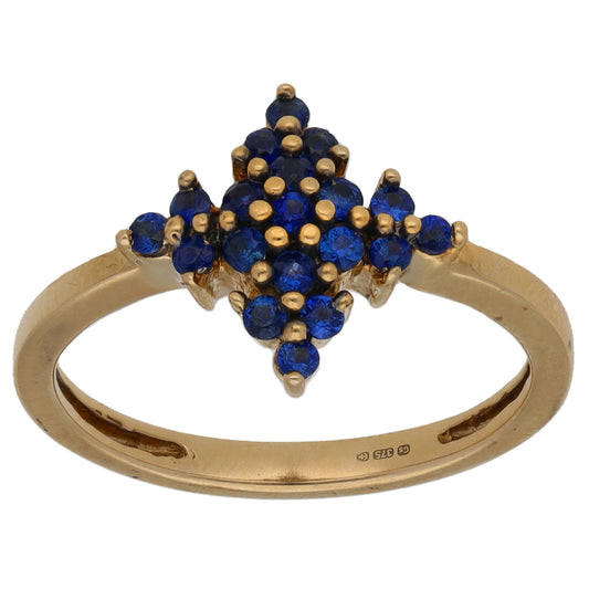 9ct Gold Kyanite Dress/Cocktail Ring Size N