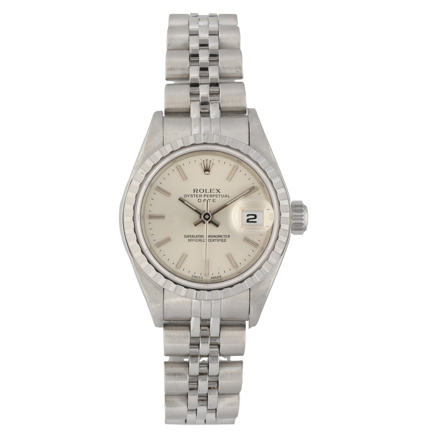 Rolex Date 79240 26mm Stainless Steel Watch