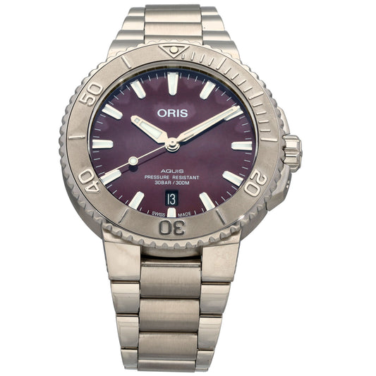Oris Aquis 7766 41.5mm Stainless Steel Watch
