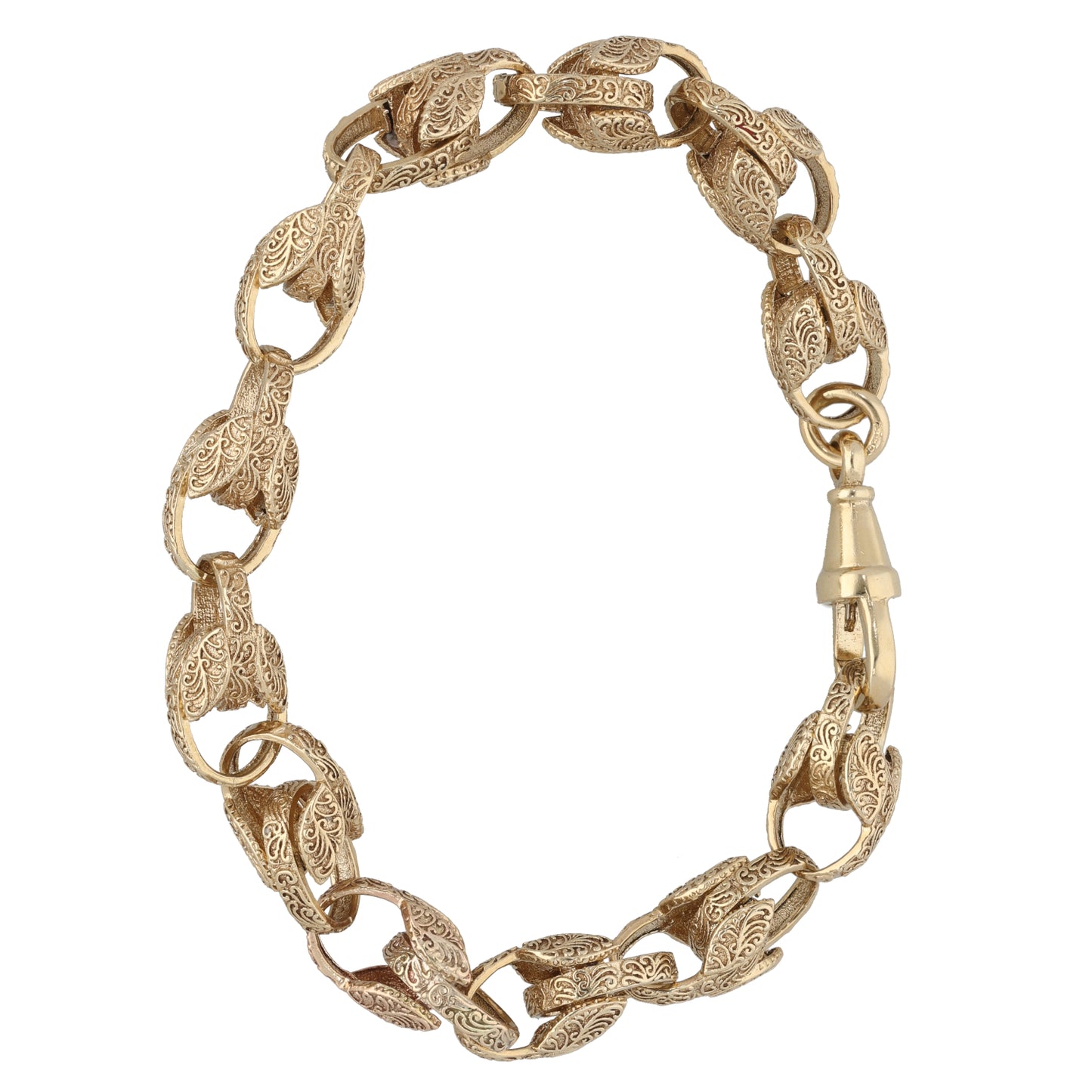 9ct Gold Tulip Bracelet