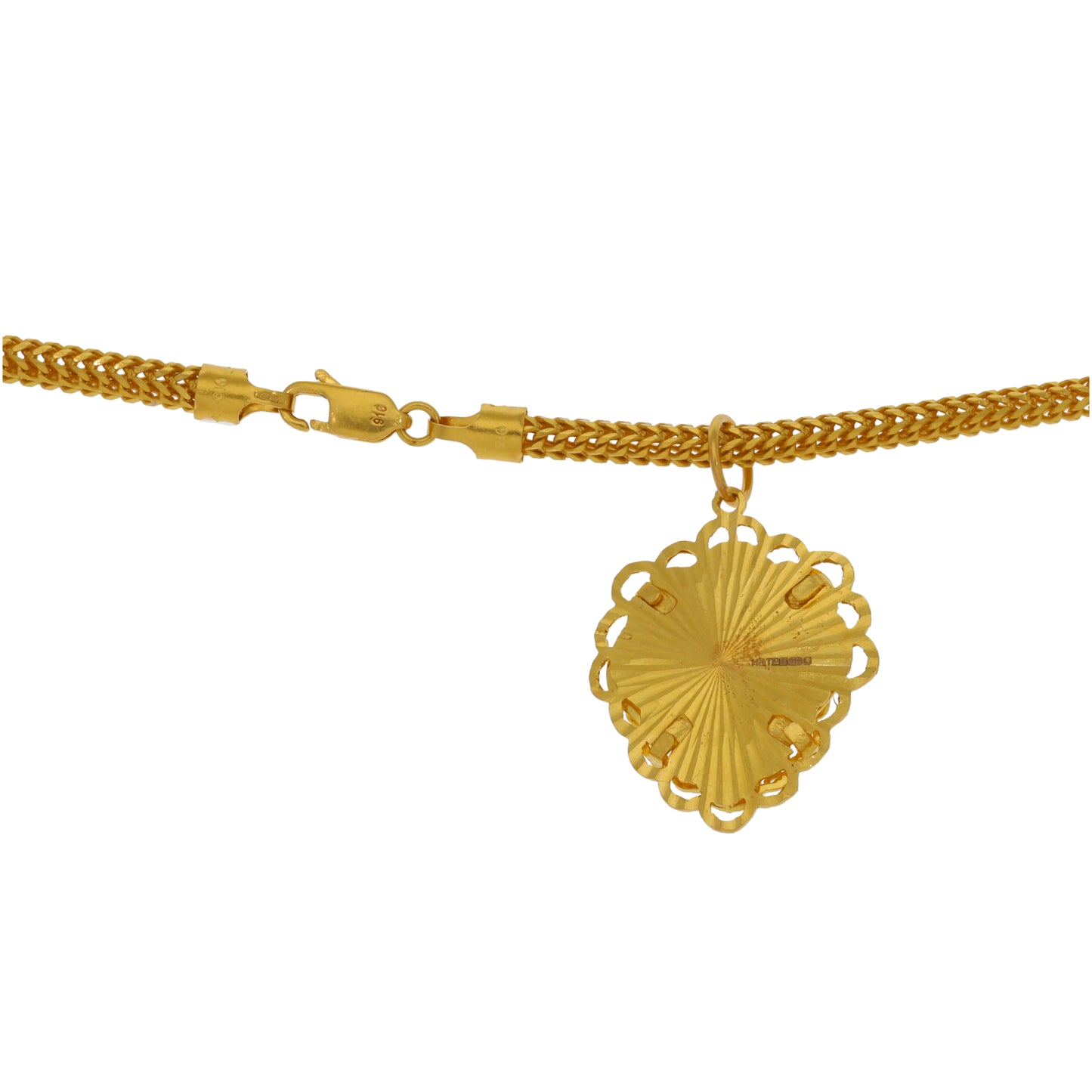 22ct Gold Alternative Pendant With Chain