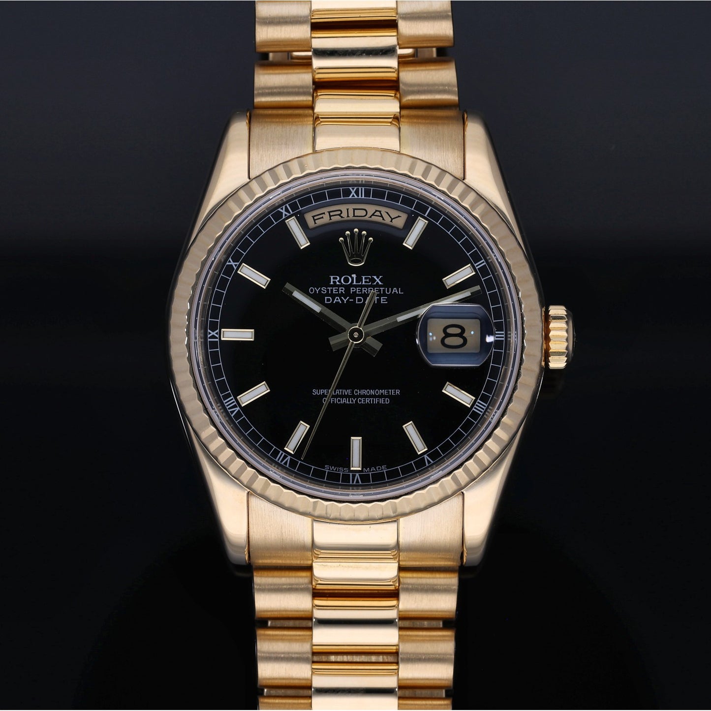 Rolex Day-Date 118238 36mm Gold Watch