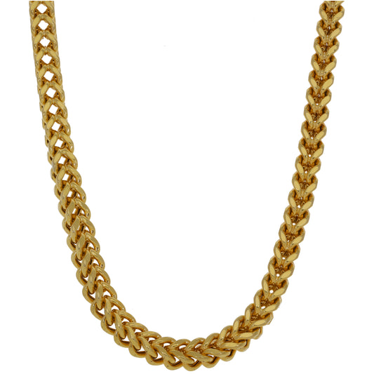 18ct Gold Foxtail Chain 24"